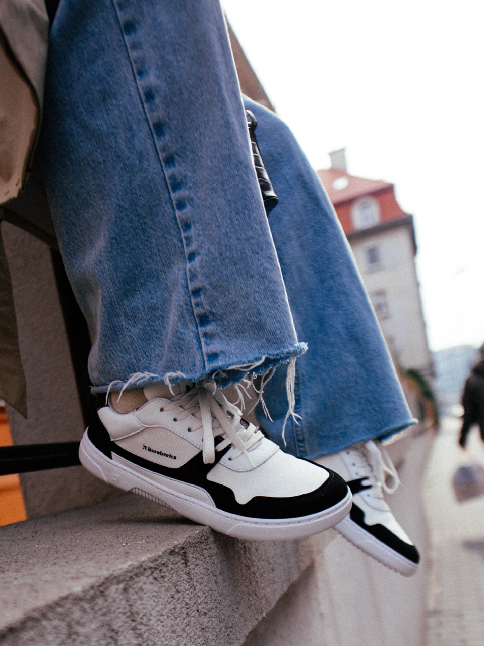Barefoot Sneakers Barebarics - Zing - White & Black