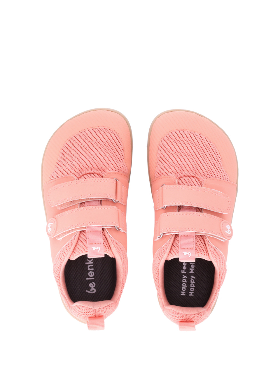 Kids barefoot sneakers Be Lenka Bounty Kids - Coral Pink