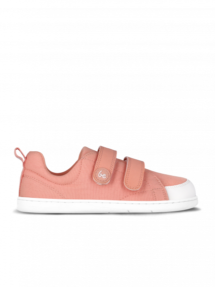 Kids barefoot sneakers Be Lenka Canvi Kids - Coral Pink