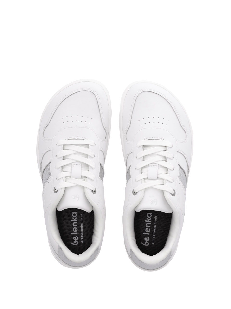 Barefoot Sneakers Be Lenka Cellestia - White & Silver