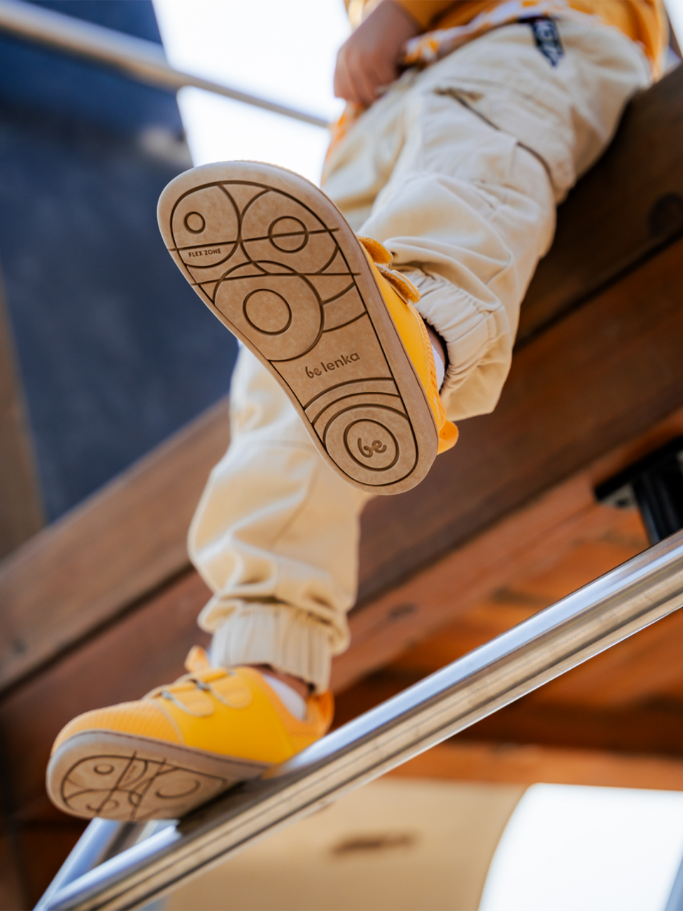 Kids barefoot sneakers Be Lenka Bounty Kids - Yellow