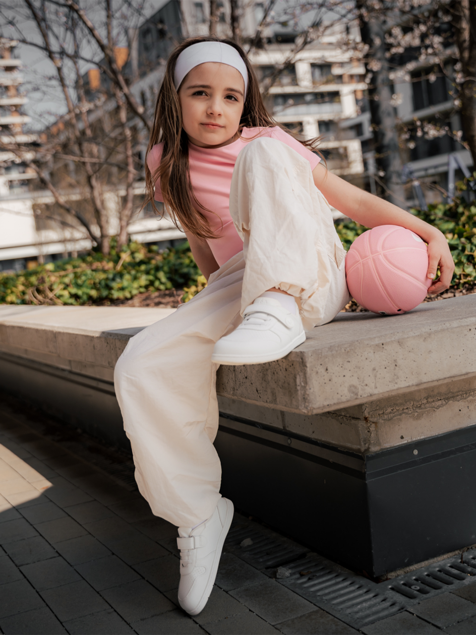 Kids barefoot sneakers Be Lenka Scoot Kids - All White