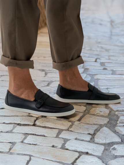 Barefoot Moccasins Be Lenka Amadeus - Black & White