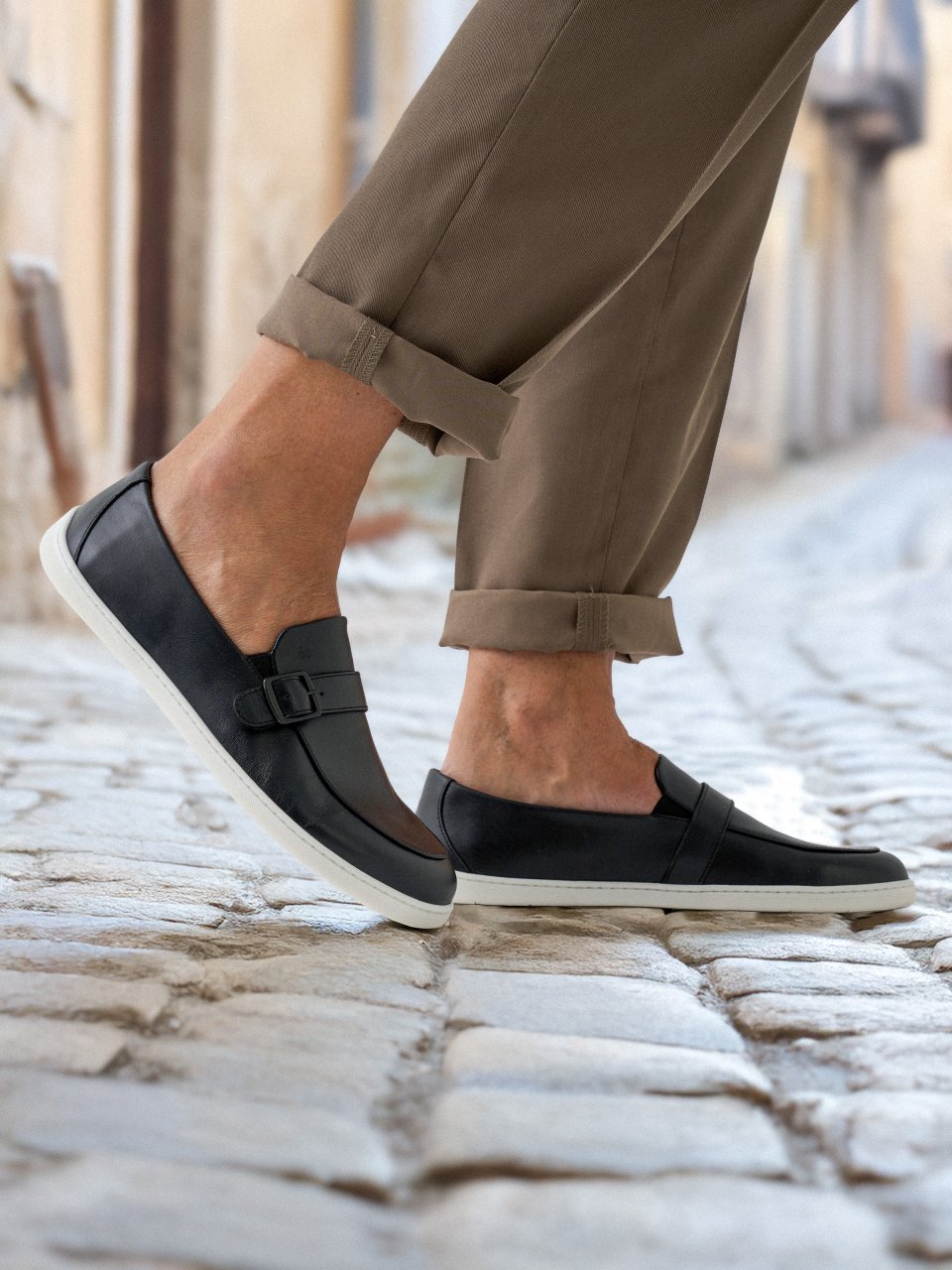 Barefoot Moccasins Be Lenka Amadeus - Black & White