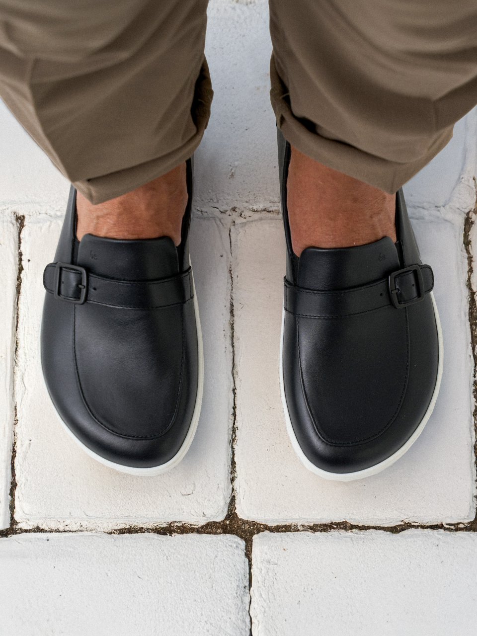 Barefoot Moccasins Be Lenka Amadeus - Black & White