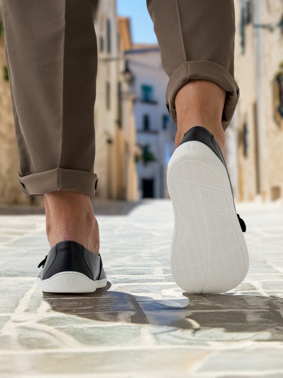 Barefoot Moccasins Be Lenka Amadeus - Black & White