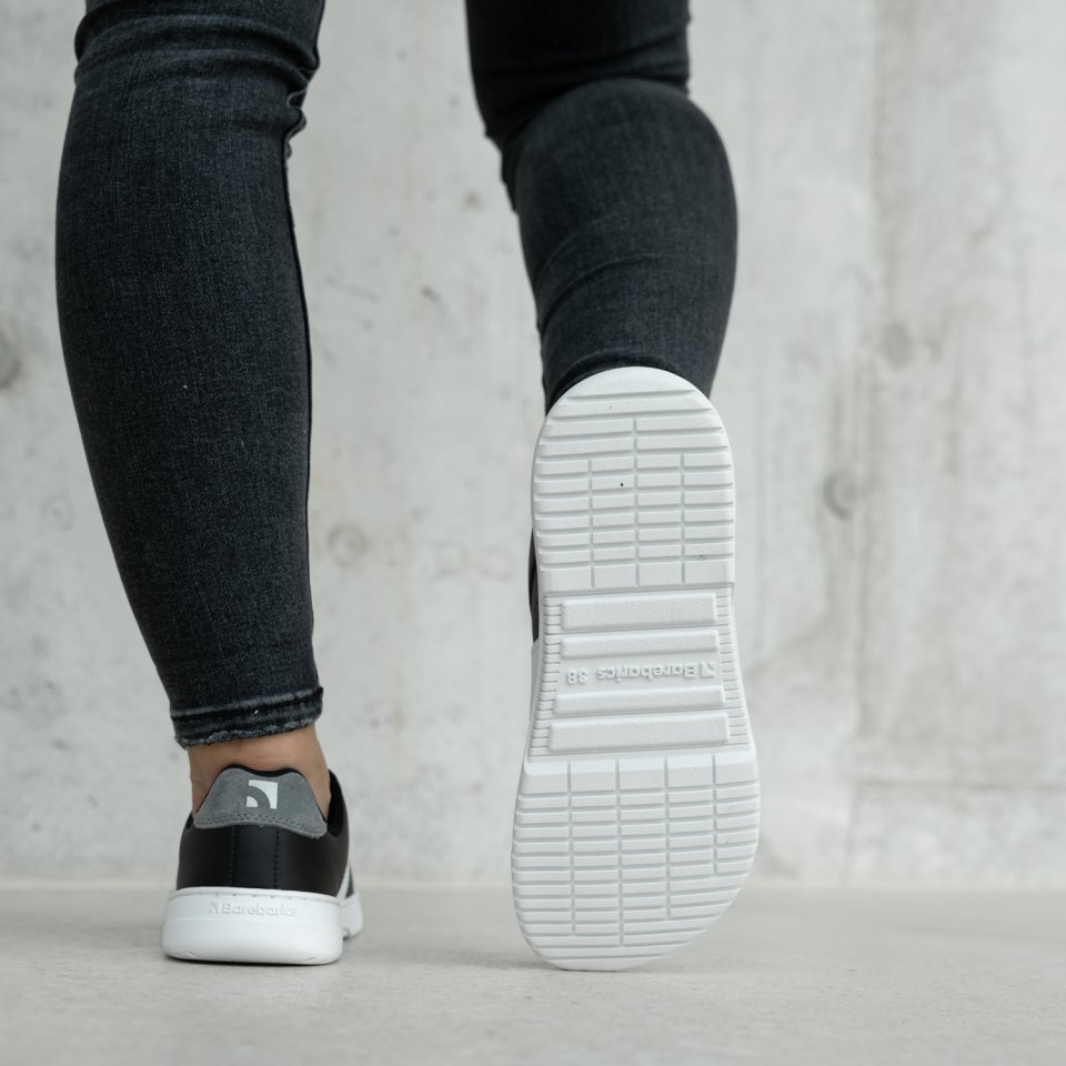 Barefoot Sneakers Barebarics Icara - Black & Dark Grey