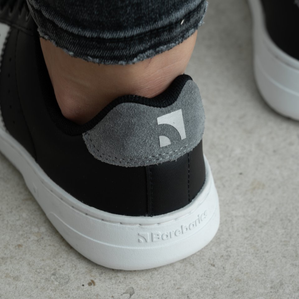 Barefoot Sneakers Barebarics Icara - Black & Dark Grey