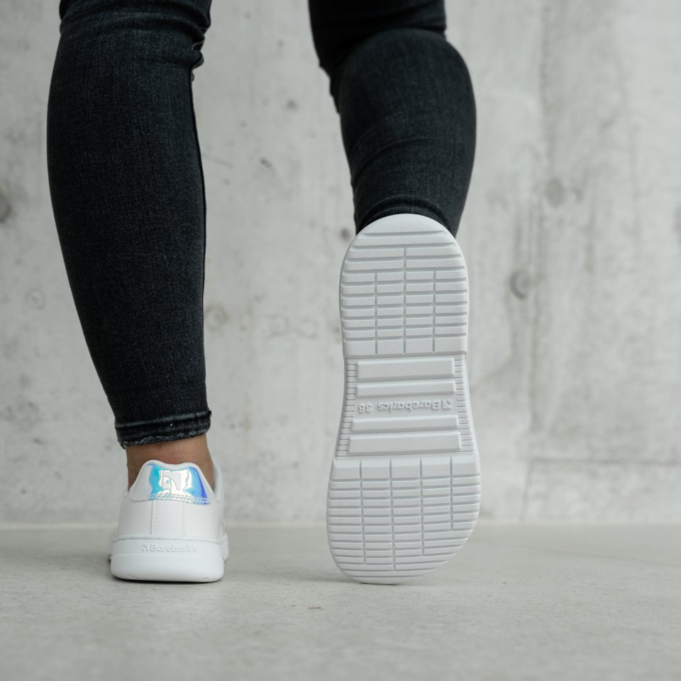 Barefoot Sneakers Barebarics Icara - White & Pastel Iridescent