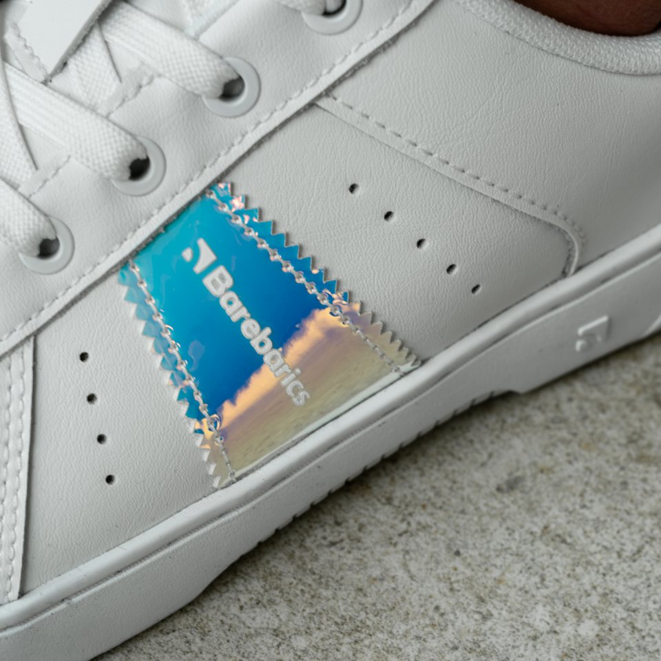 Barefoot Sneakers Barebarics Icara - White & Pastel Iridescent
