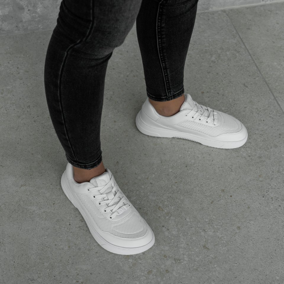Barefoot Sneakers Barebarics Vaporo - All White