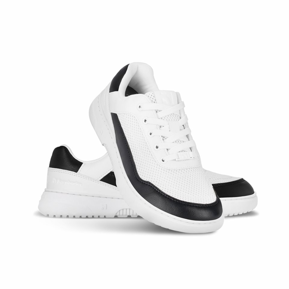 Barefoot Sneakers Barebarics Vaporo - White & Black