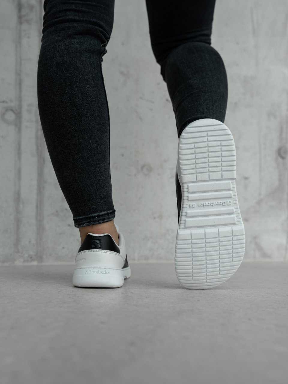 Barefoot Sneakers Barebarics Vaporo - White & Black