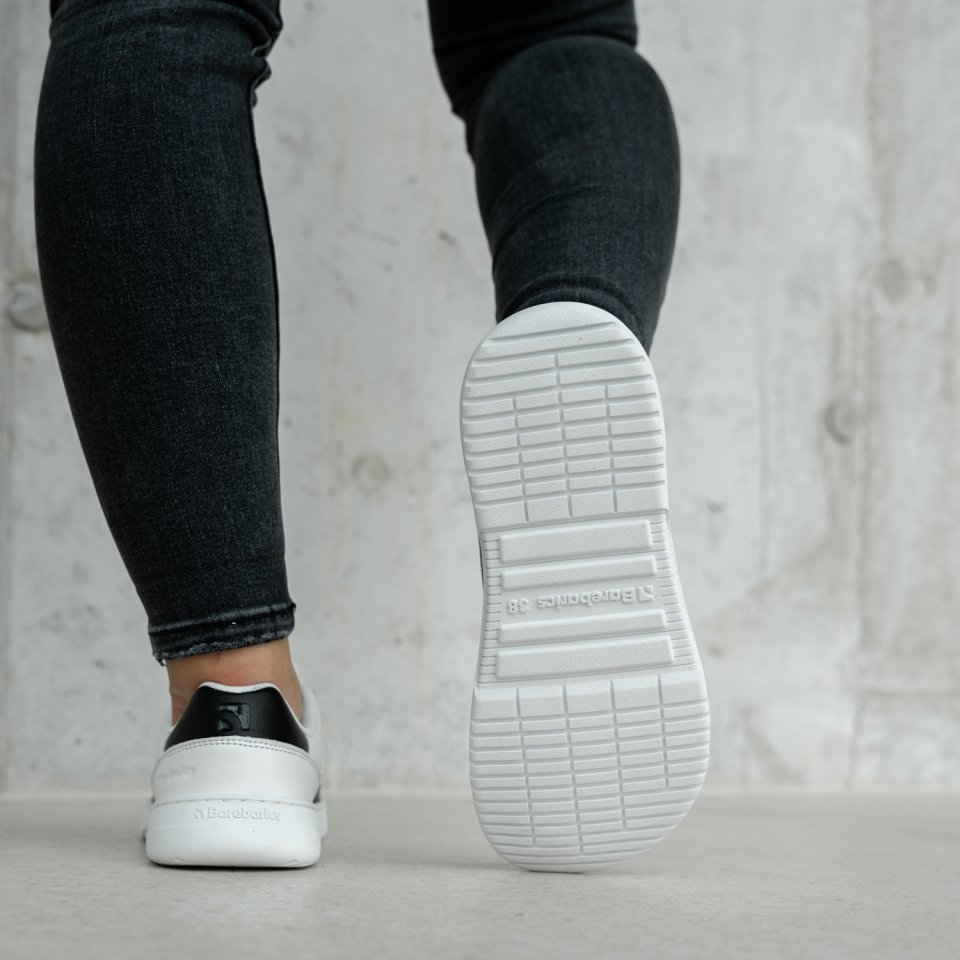 Barefoot Sneakers Barebarics Vaporo - White & Black