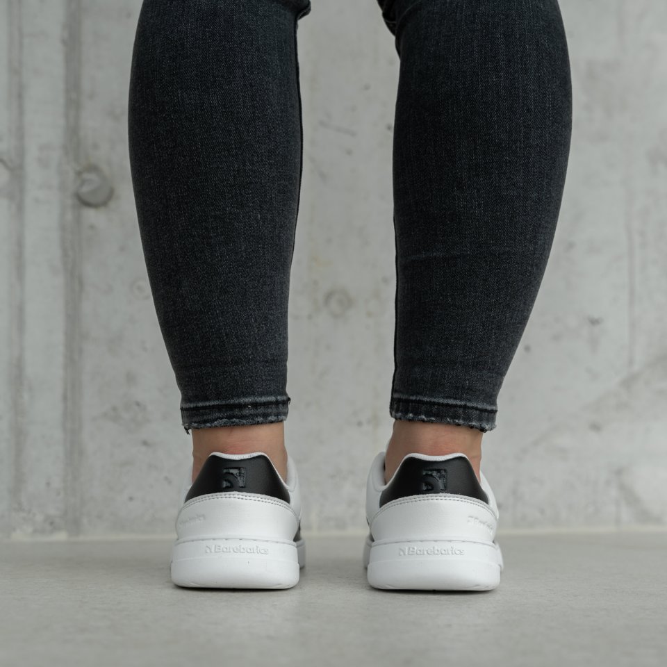 Barefoot Sneakers Barebarics Vaporo - White & Black
