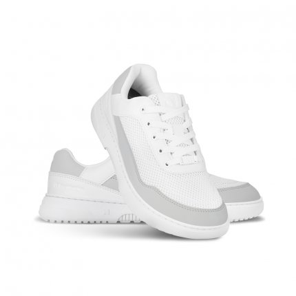 Barefoot Sneakers Barebarics Vaporo - White & Light Grey