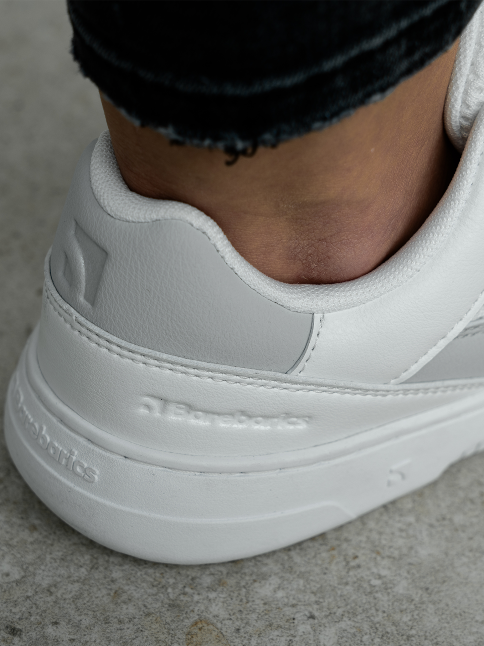 Barefoot Sneakers Barebarics Vaporo - White & Light Grey