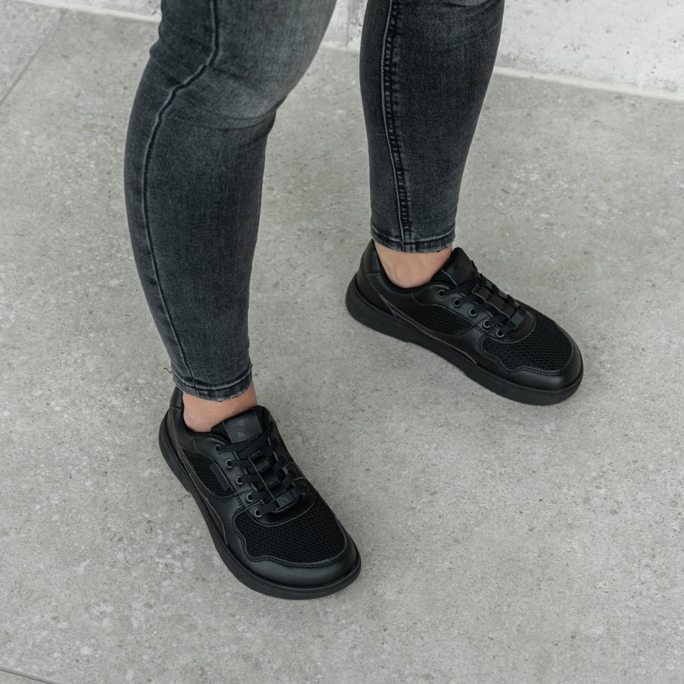 Barefoot Sneakers Barebarics Zing - Fresh - All Black