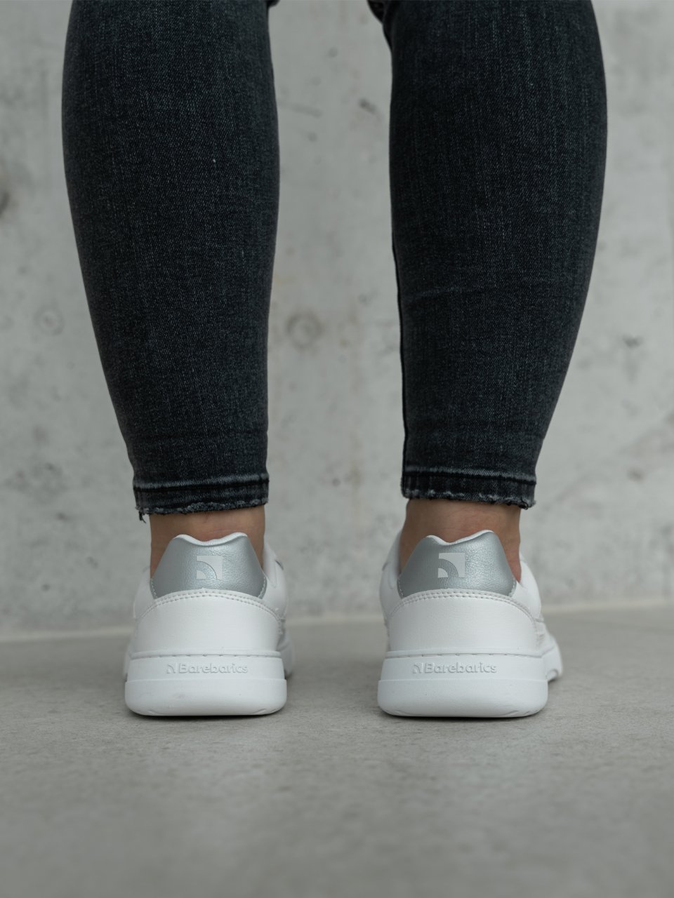 Barefoot Sneakers Barebarics Zing - Fresh - White & Silver