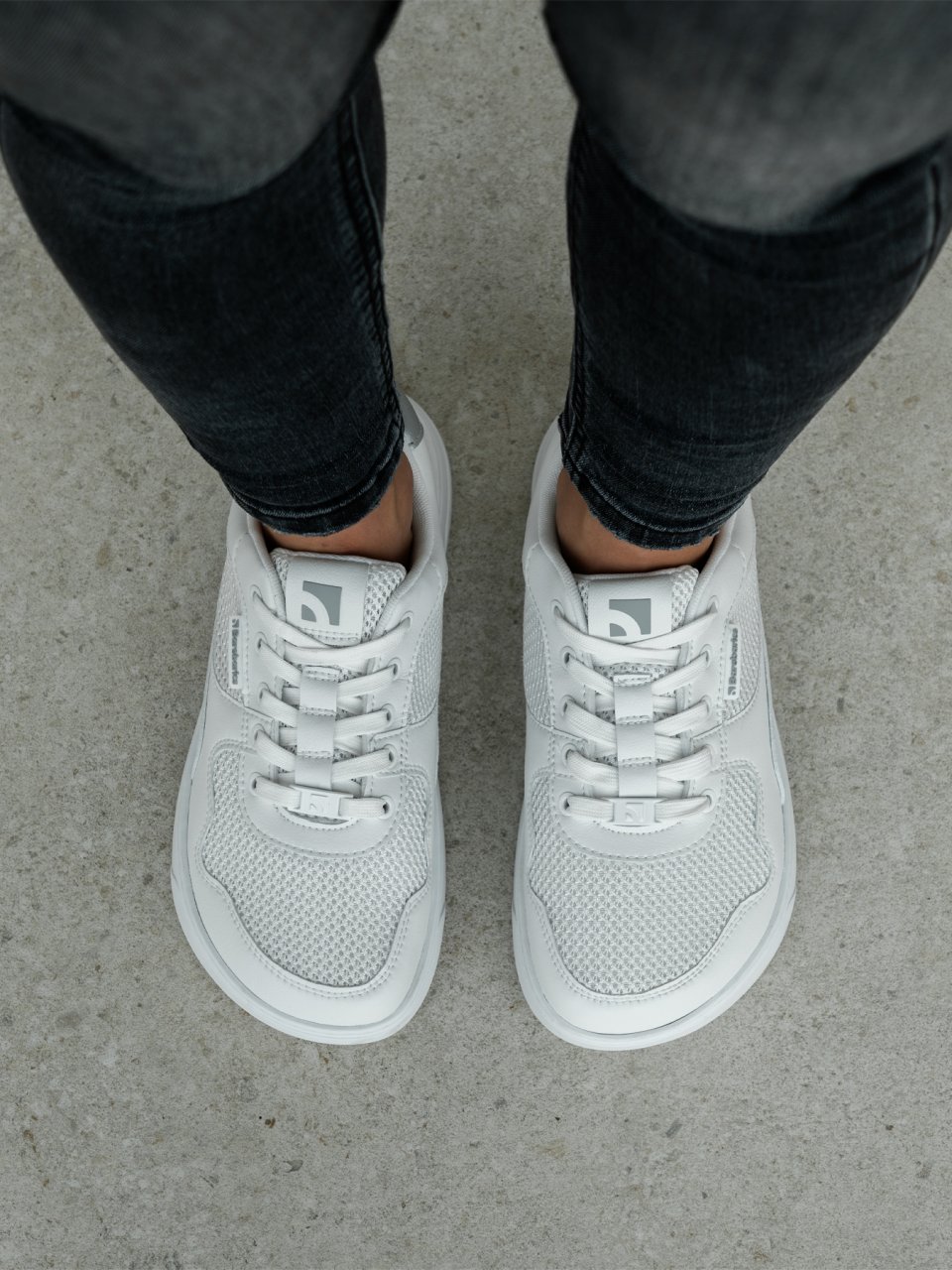 Barefoot Sneakers Barebarics Zing - Fresh - White & Silver