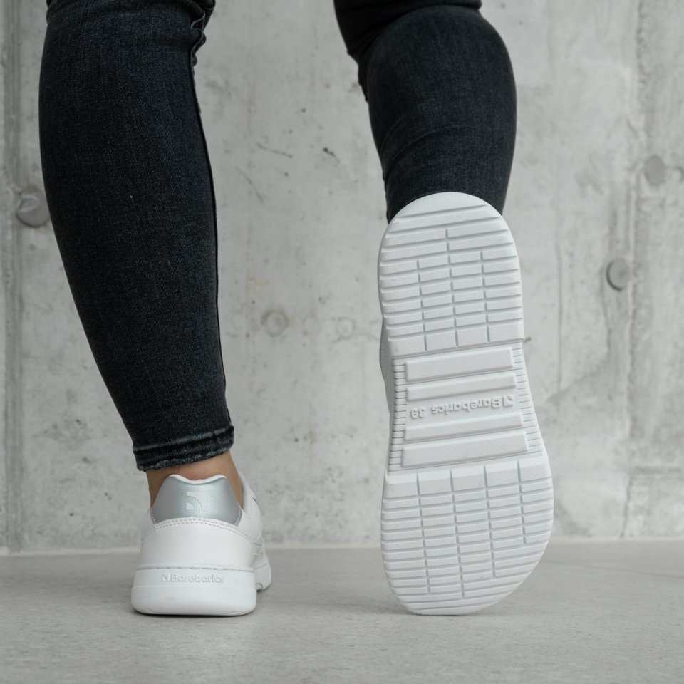 Barefoot Sneakers Barebarics Zing - Fresh - White & Silver