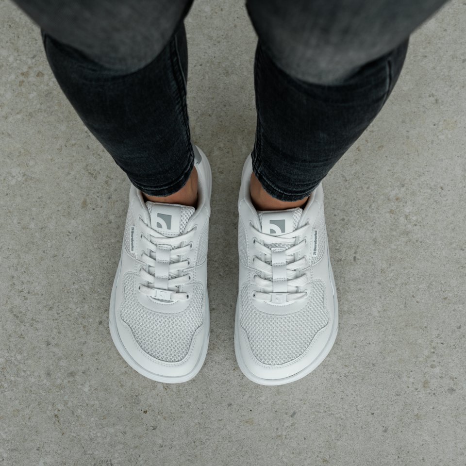 Barefoot Sneakers Barebarics Zing - Fresh - White & Silver