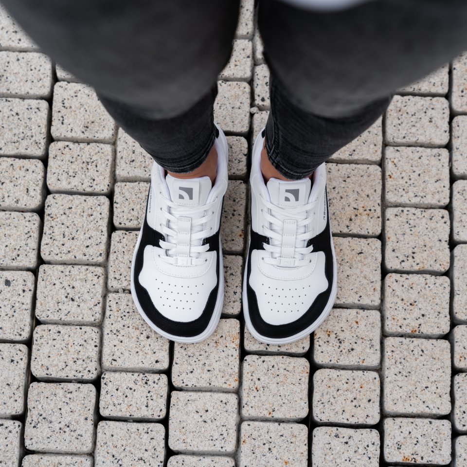 Barefoot Sneakers Barebarics Zing - White & Black
