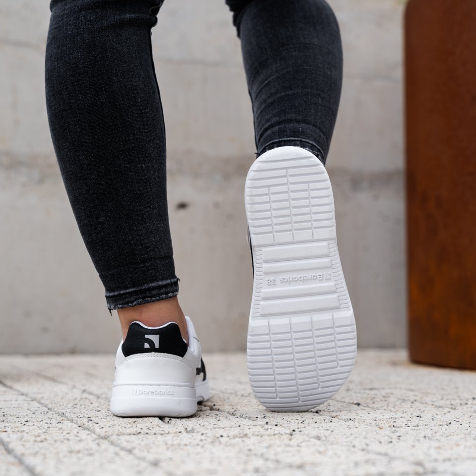 Barefoot Sneakers Barebarics Zing - White & Black