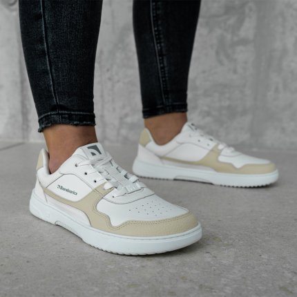 Barefoot Sneakers Barebarics Zing - White & Cream
