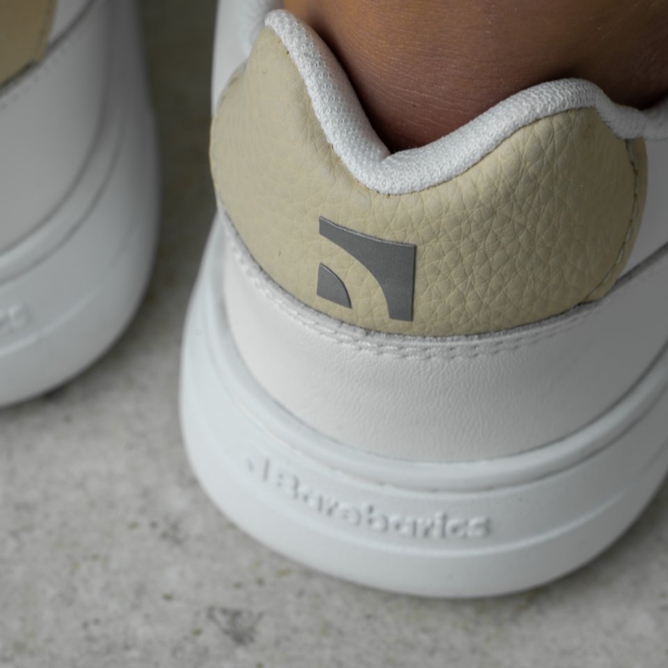 Barefoot Sneakers Barebarics Zing - White & Cream