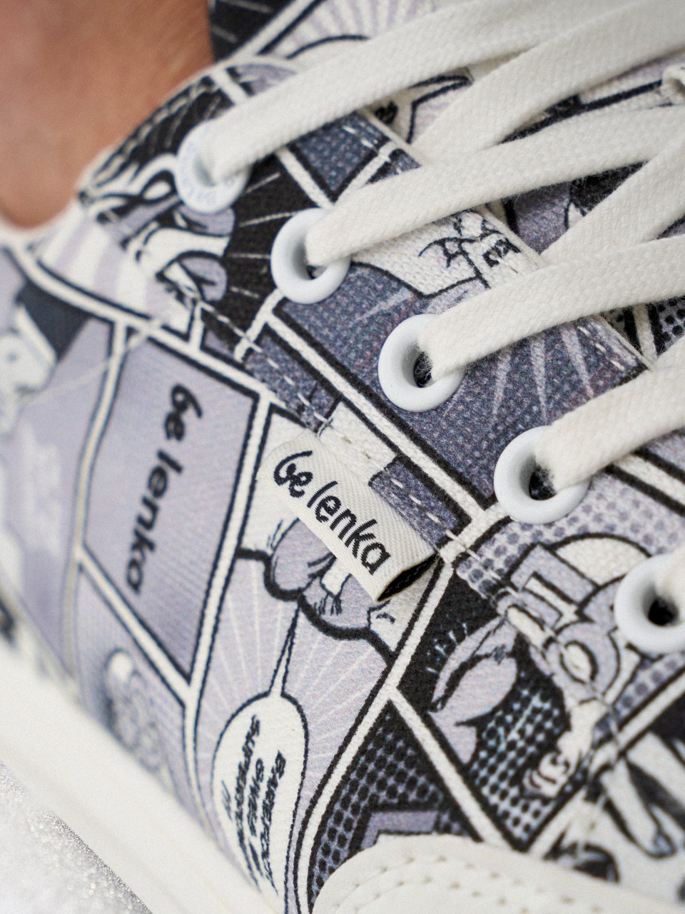 Barefoot Sneakers Be Lenka Rebound - Comics Black & White