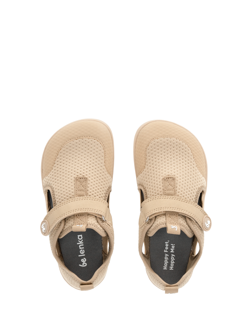 Kids' barefoot sandals Zest Kids - Beige