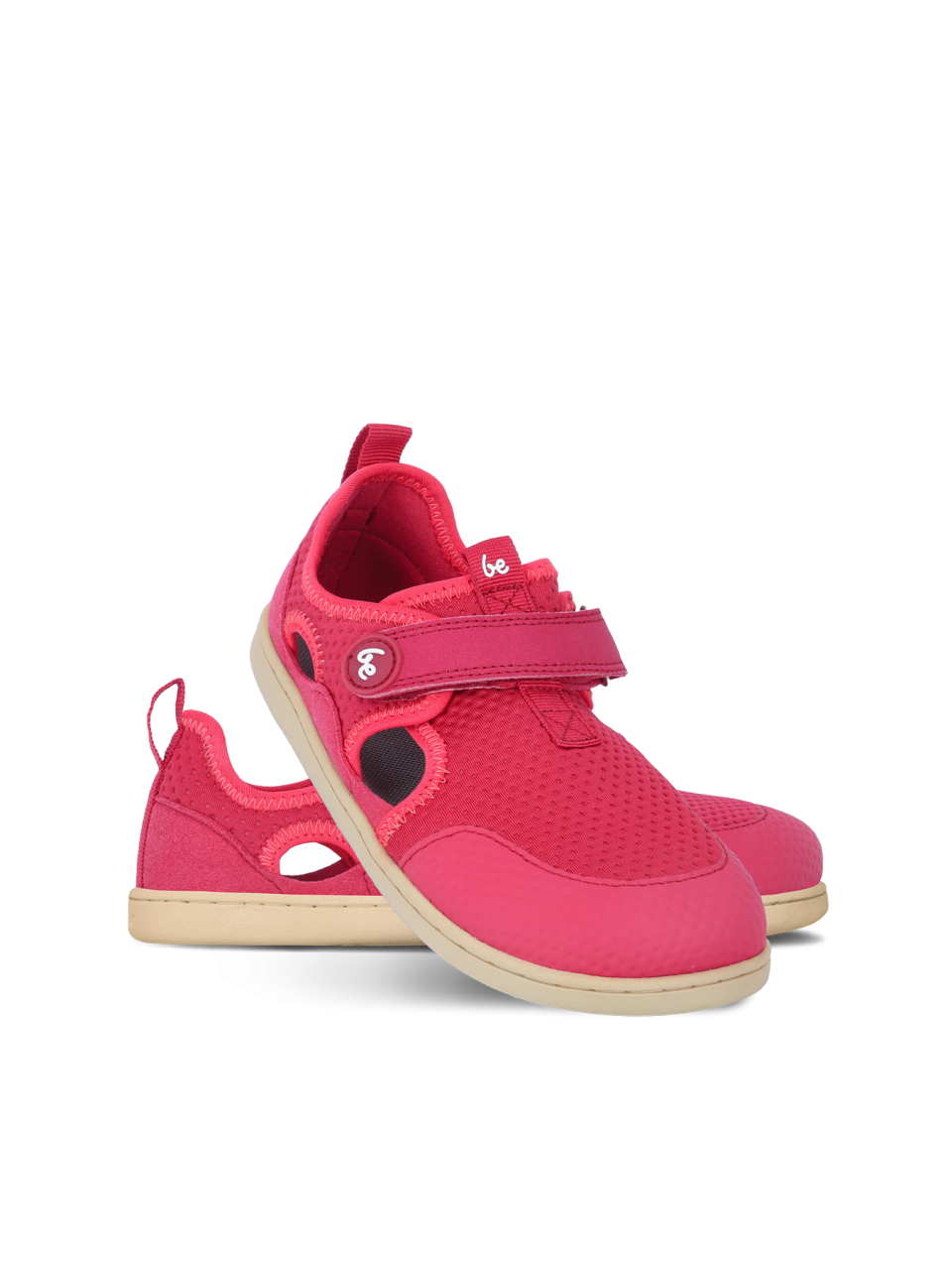 Kids' barefoot sandals Zest Kids - Berry