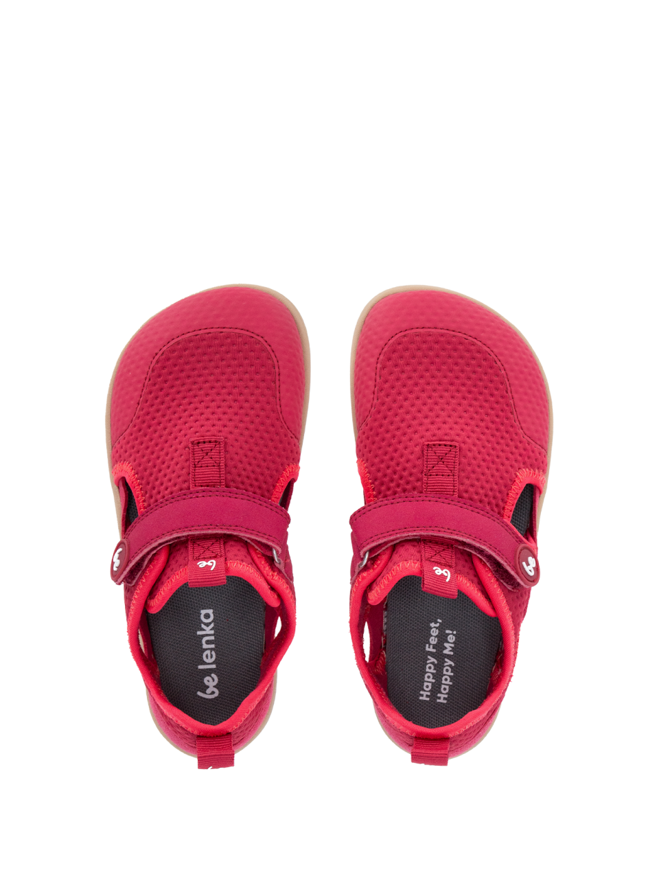 Kids' barefoot sandals Zest Kids - Berry