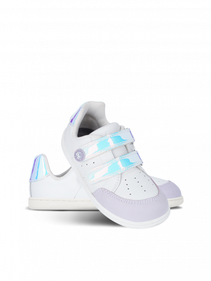 Kids barefoot sneakers Be Lenka Energise Preschool - White & Iridescent