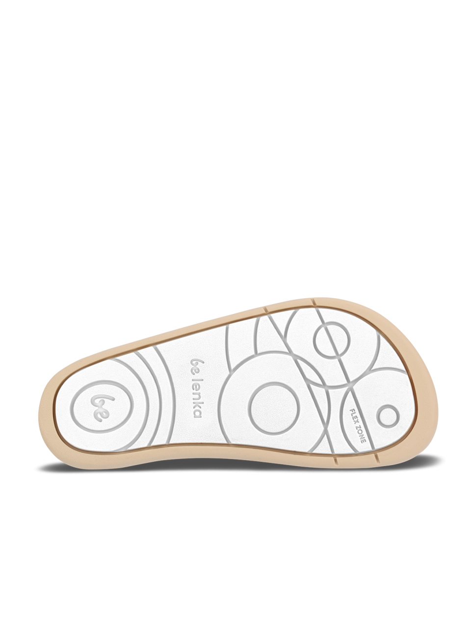 Kids' barefoot sandals Be Lenka Miami Junior - Off-White Sparkle