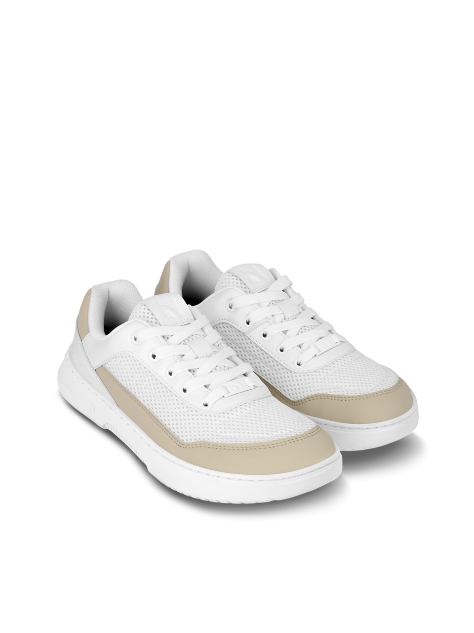 Barefoot Sneakers Barebarics Vaporo - White & Beige