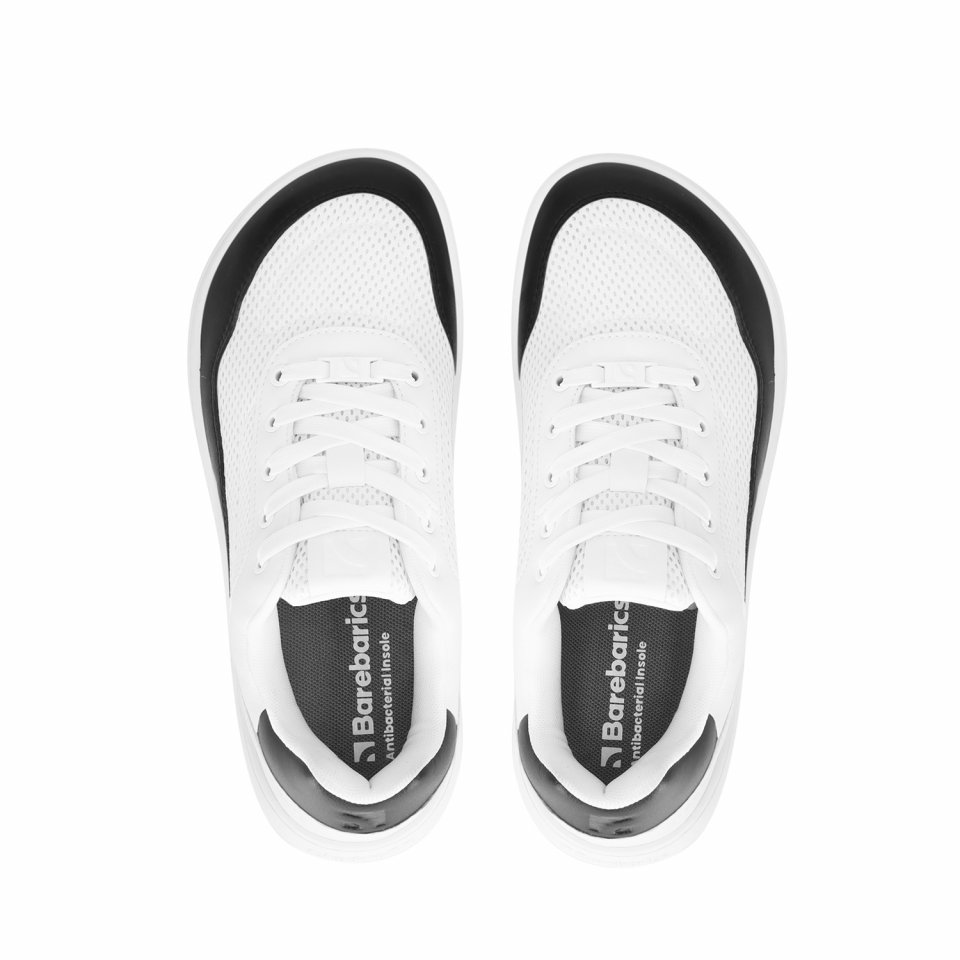 Barefoot Sneakers Barebarics Vaporo - White & Black