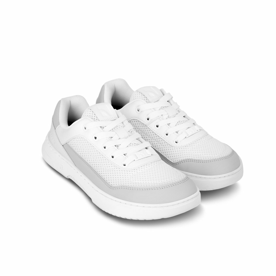 Barefoot Sneakers Barebarics Vaporo - White & Light Grey