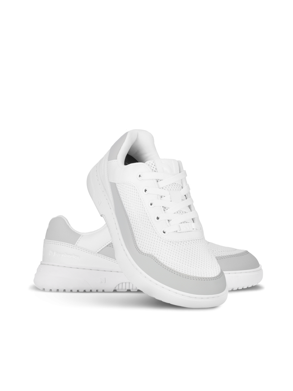Barefoot Sneakers Barebarics Vaporo - White & Light Grey