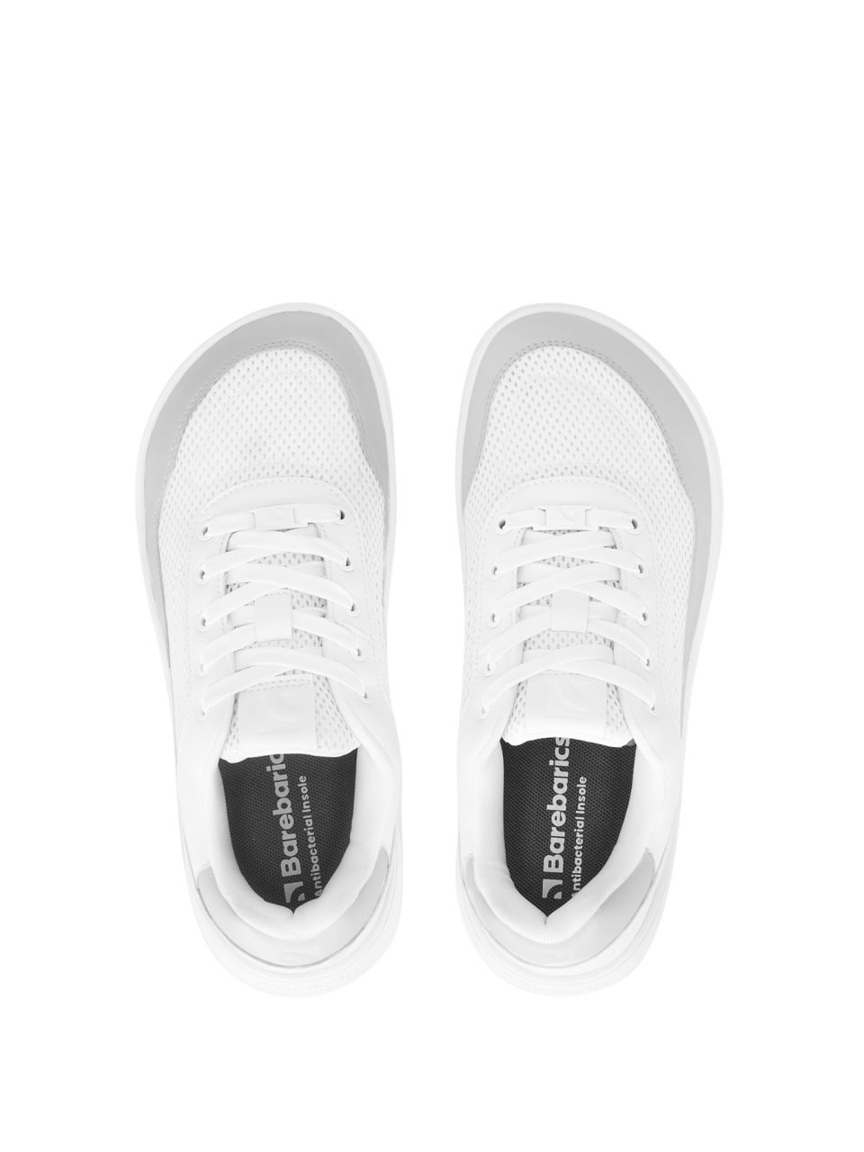 Barefoot Sneakers Barebarics Vaporo - White & Light Grey