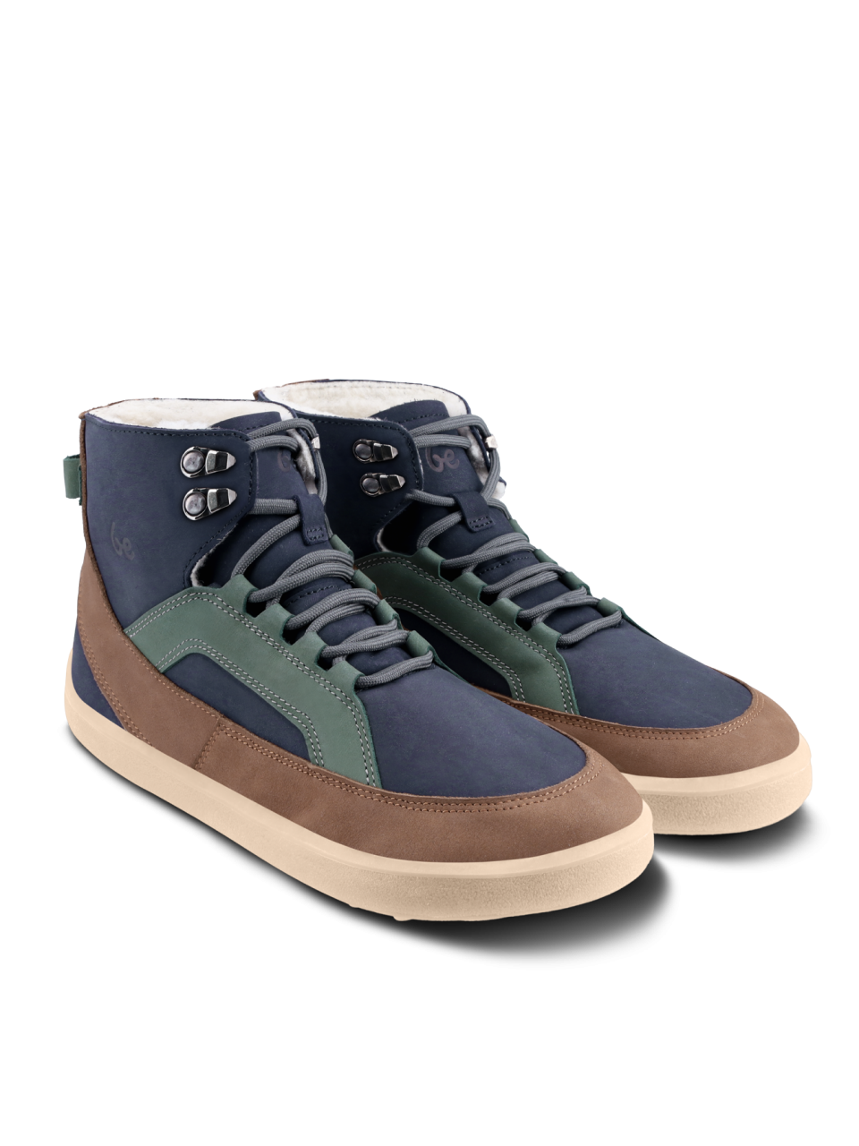 Barefoot Boots Be Lenka York - Navy, Brown & Beige