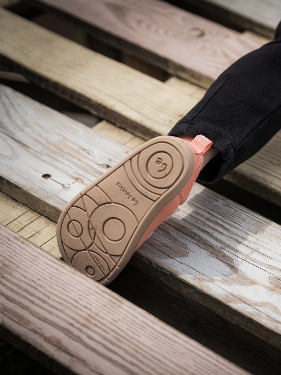 Kids barefoot sneakers Be Lenka Bounty Kids - Coral Pink