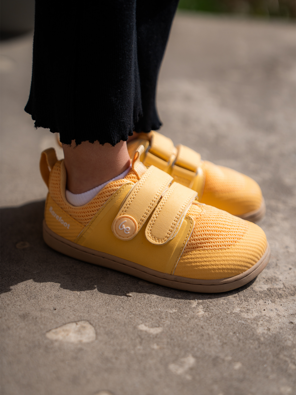 Kids barefoot sneakers Be Lenka Bounty Junior - Yellow