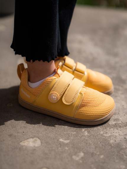 Kids barefoot sneakers Be Lenka Bounty Junior - Yellow