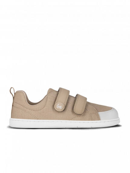 Kids barefoot sneakers Be Lenka Canvi Kids - Light Brown