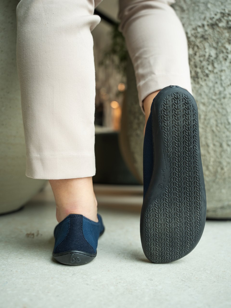 Ballet Flats Be Lenka Delight - Navy & Black