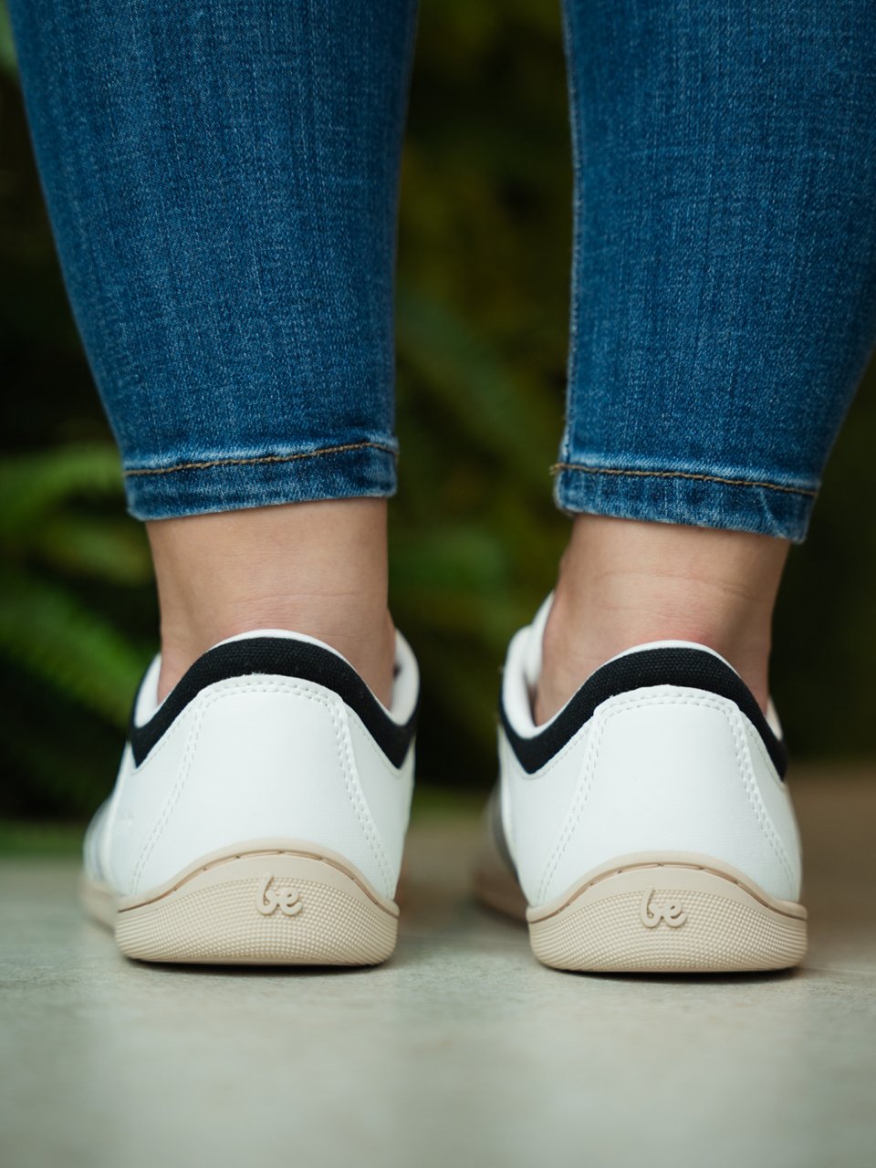 Barefoot Sneakers - Be Lenka Echo - White & Black Vegan
