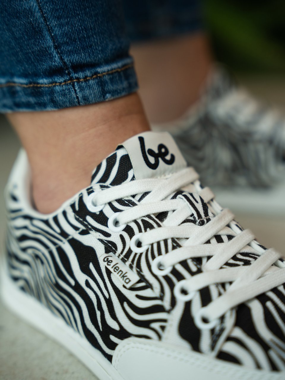 Barefoot Sneakers Be Lenka Rebound - Zebra