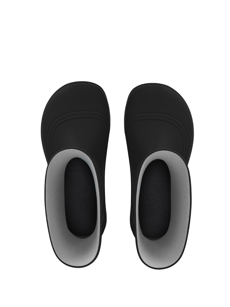 Kids Barefoot Rain Boots Be Lenka Pudds - Black